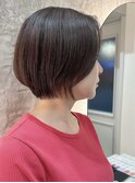 ショートとボブの間が可愛い
