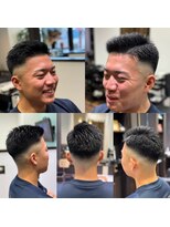 バンズヘアーファミリー(Ban.s Hair Family) フェードスタイル(左分け)