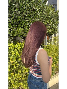 スウィートハンズ 具志川店(Sweet Hands) ディープにワインレッドカラー