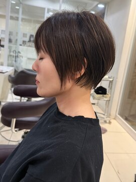 ハピネス 西大寺店(Happiness) 【50代・60代奈良】まとまり艶ショートボブ/髪質改善／しらさん