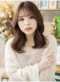 抜け感くびレイヤー韓国風ニュアンスパーマh3戸頭20代30代40代