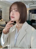 あご下2センチ大人ボブ