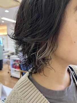 アメイジングヘアー 中沢店(AMAZING HAIR) イヤリングカラー×ベージュ