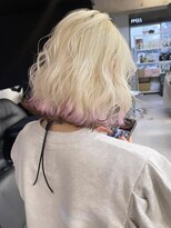 ペレ 梅田(PELE)&nbsp;くびれヘア/アプリコットオレンジ/夏のヘアアレンジ/梅田