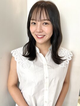 ローネス ギンザ(LONESS ginza) くびれミディアム秋ヘア秋カラーオリーブグレージュ銀座