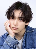 ルーシー 川越(LUCEY)&nbsp;センターパートフェザーパーマシャドウパーマメンズパーマ