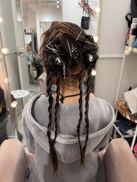 ダンスイベントお任せヘアセット