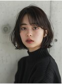 似合わせカット/大人ガーリー/ダークアッシュ【千葉/千葉駅】