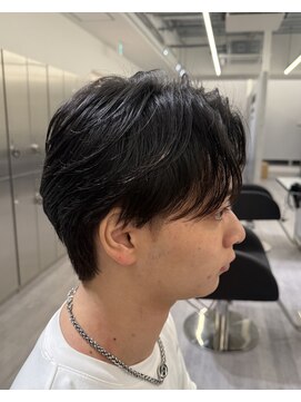 ビカムメンズヘアー 栄店(become men's hair) ナチュラルセンターパート/毛流れ/韓国ヘア