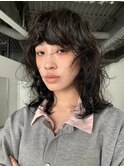 ミディアムドライパーマ