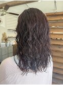 くせ毛活かしロングスタイル