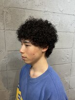 バルべス トーキョー(BARBES TOKYO)&nbsp;アフロ風パーマ【清板】