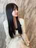 【最高級アイテム使用】美髪縮毛矯正+カット+イルミナカラー+バイカルテTr