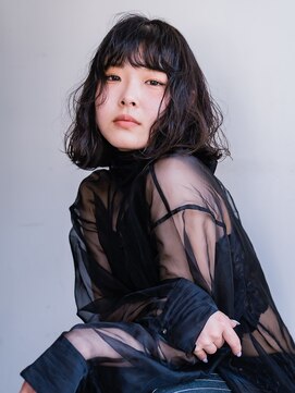 ヘアークラフト(Hair Craft) 暗髪ボブレイヤー×ボブパーマ【岡山】ゆるふわパーマ