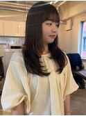 ロングレイヤー/透明感カラー
