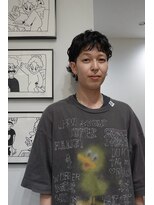 ウーズ ハラジュク(Ooze.HARAJUKU) ハッシュカットグレージュデザインカラーツートーンカラー原宿