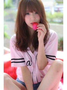 マーリャヘアー(mallia hair) 甘めバングセミロングｂｙ☆塚本あつし