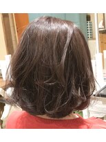 サロン ド ソーホー 蕨(Salon de SOHO) 【晩秋に輝くラベンダーアッシュ】柔らかルーズボブ♪