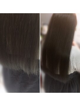 ディーリンク 南橋本店(HAIR MAKE DLINK) 毛先で遊ぶダークカラー