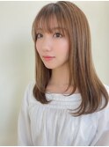 色っぽストレートミディ