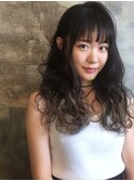 【kakan鎌倉】ニュアンスハイライト＋シースルーバング