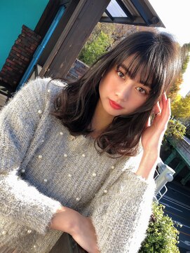 ロンド フィーユ(Lond fille) 黒髪でも可愛いデジタルパーマスタイル◎