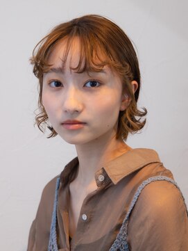 マウロア(MAULOA) 【MAULOA】ほつれカール　インナーカラー　くびれボブ