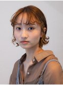 【MAULOA】ほつれカール インナーカラー くびれボブ