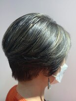 グラッシー センター北店(GLASSI)&nbsp;【GLASSI】大人かわいい小顔ショート★ハイライト★脱白髪染め