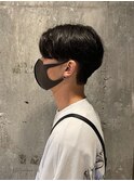 センターパート×パーマ 韓国風