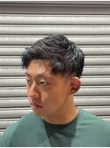 ツーブロックショート