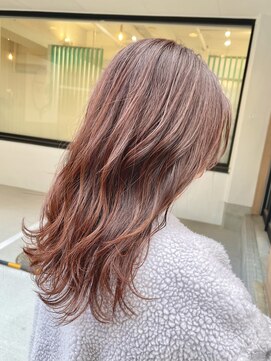 ヘアーメイクオズ(hair make O/S) ヘアーメイクオズ＆金あゆみ 春カラー　オレンジブラウン