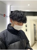 カット波巻きパーマ