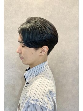 スーリール 西新店(Sourire) メンズセンターパート×刈り上げマッシュ☆
