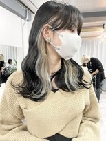 ムク 横浜店(muku)&nbsp;ミルクティーベージュダブルカラーインナーカラーケアブリーチ