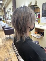 スミ(sumi)&nbsp;ウルフカット/長崎ウルフカット/ウルフヘア/20代30代40代◎岩田