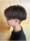 メンズマッシュパーマツイストスパイラルパーマ波巻きパーマ