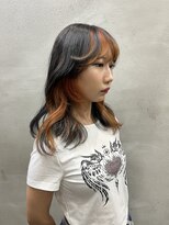 エッジ 下北沢(edge.)&nbsp;フェイスインナー　オレンジ