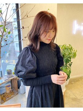 キジ(kiji) 【kiji】大人レイヤー×くすみピンクアッシュ＃久屋大通＃丸の内