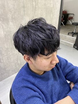 ソルバー(SOLVER) ブルーバイオレット×ショートマッシュ