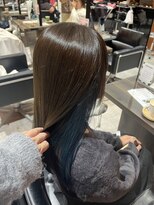 アヴァンス 和泉中央店(AVANCE) インナーカラー×ブルー×髪質改善カラー