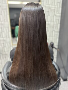 アローズ 久留米店(arose) 大人可愛い透明感立体感グレージュ×エアストレート