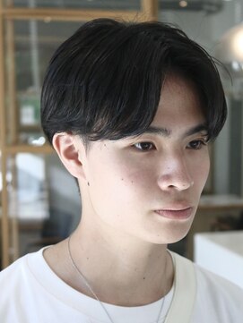 フェリアファム 北千里(FERIA fam) ニュアンスパーマセンターパート