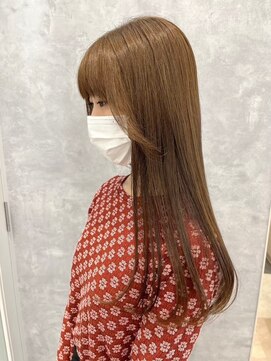 ポジ(poji) 髪質改善カラー　艶カラー　ブラウンカラー　ミディアム