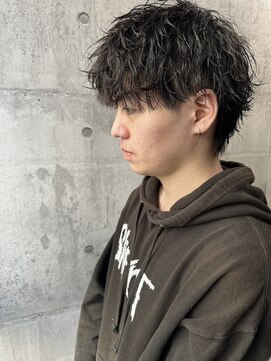 メンズアンダーバーホワイト 南海難波店(Men's _WHITE) 波巻きウルフ