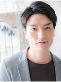 30代40代アップバングアースカラー大人メンズショートX南越谷