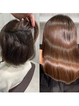 [薬剤ダメージの乾燥、アイロンダメージ、紫外線や花粉など日々のダメージがお悩みの方]