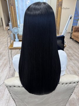 ラボヌールヘアーノーブル 新越谷店(La Bonheur hair noble) 極上髪質改善/美髪ストレート/ブルーブラック