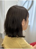 肩くらいの長さのボブベーススタイル