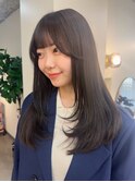 レイヤーカット/オリーブカラー/透明感/柏駅